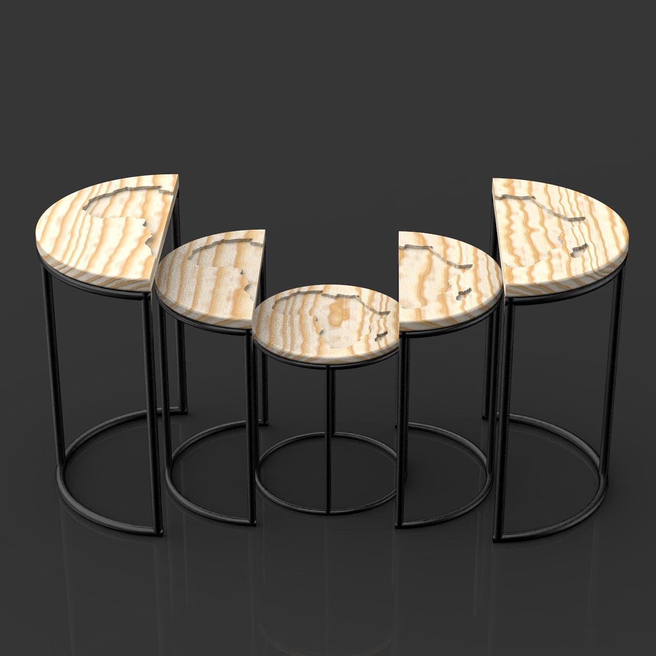 Rive “motherland” stool view 3